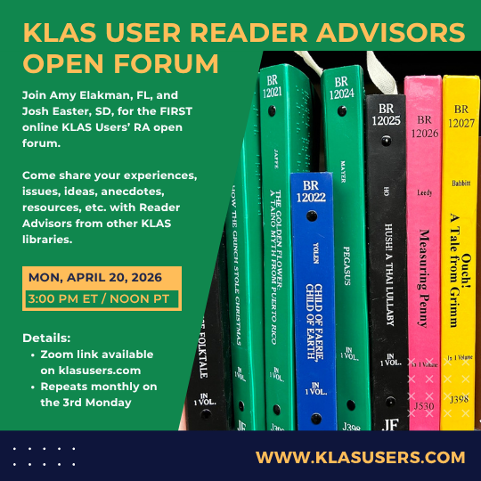 The first KLAS Users Reader Advisors Open Forum will be held at 3 PM / Noon PT Monday, April 20. Mark your calendar now and be join our moderators on the 3rd Monday of each month. 